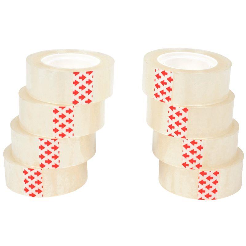 Lot de 8 rouleaux adhésifs transparents 19mmx33m